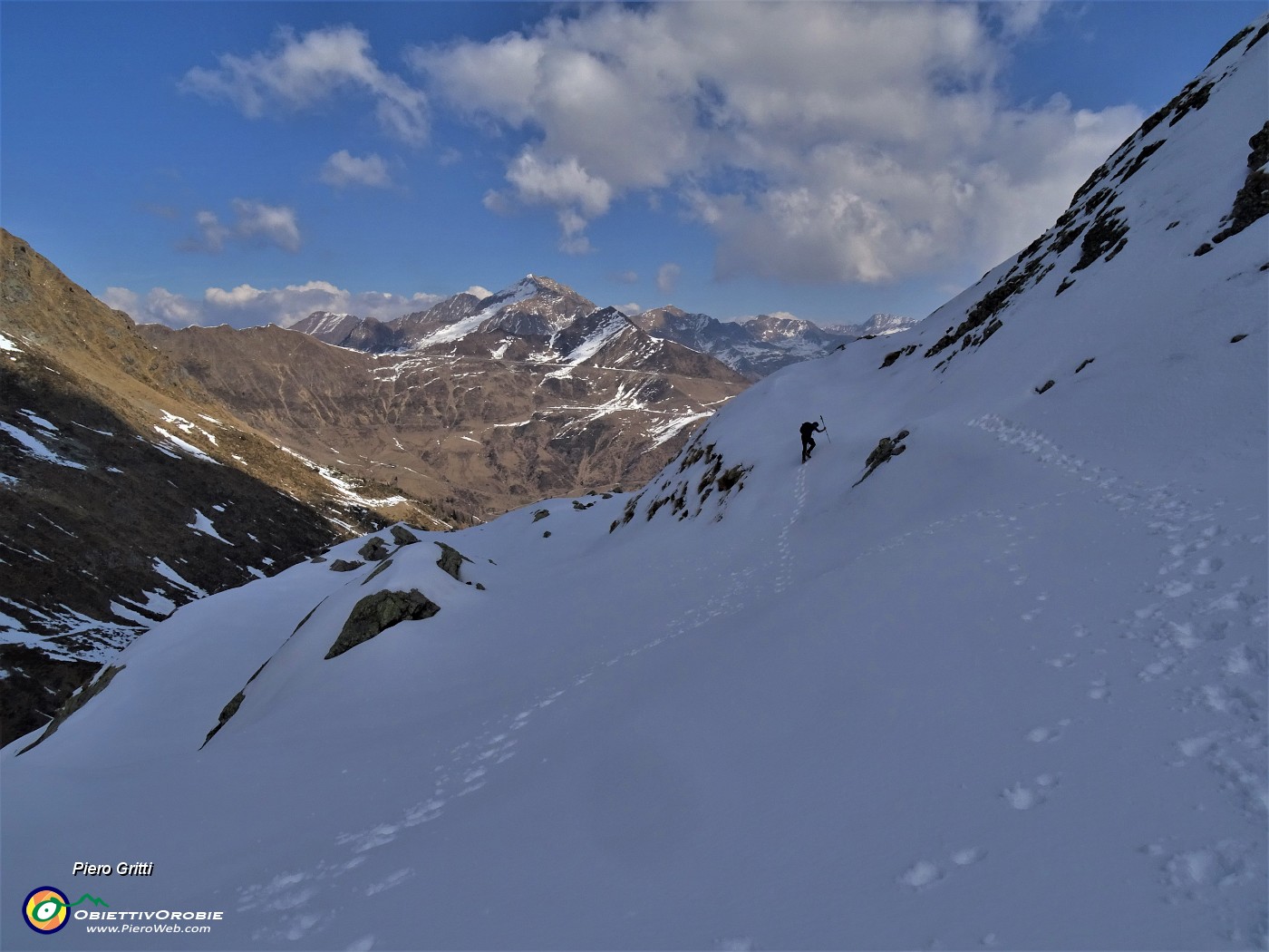 05 Molto faticoso tracciare su neve dura .JPG